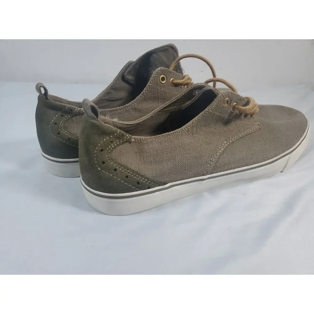 GAP Factory Gray Canvas Lace Up Fashion Sneakers Men’s Size 11